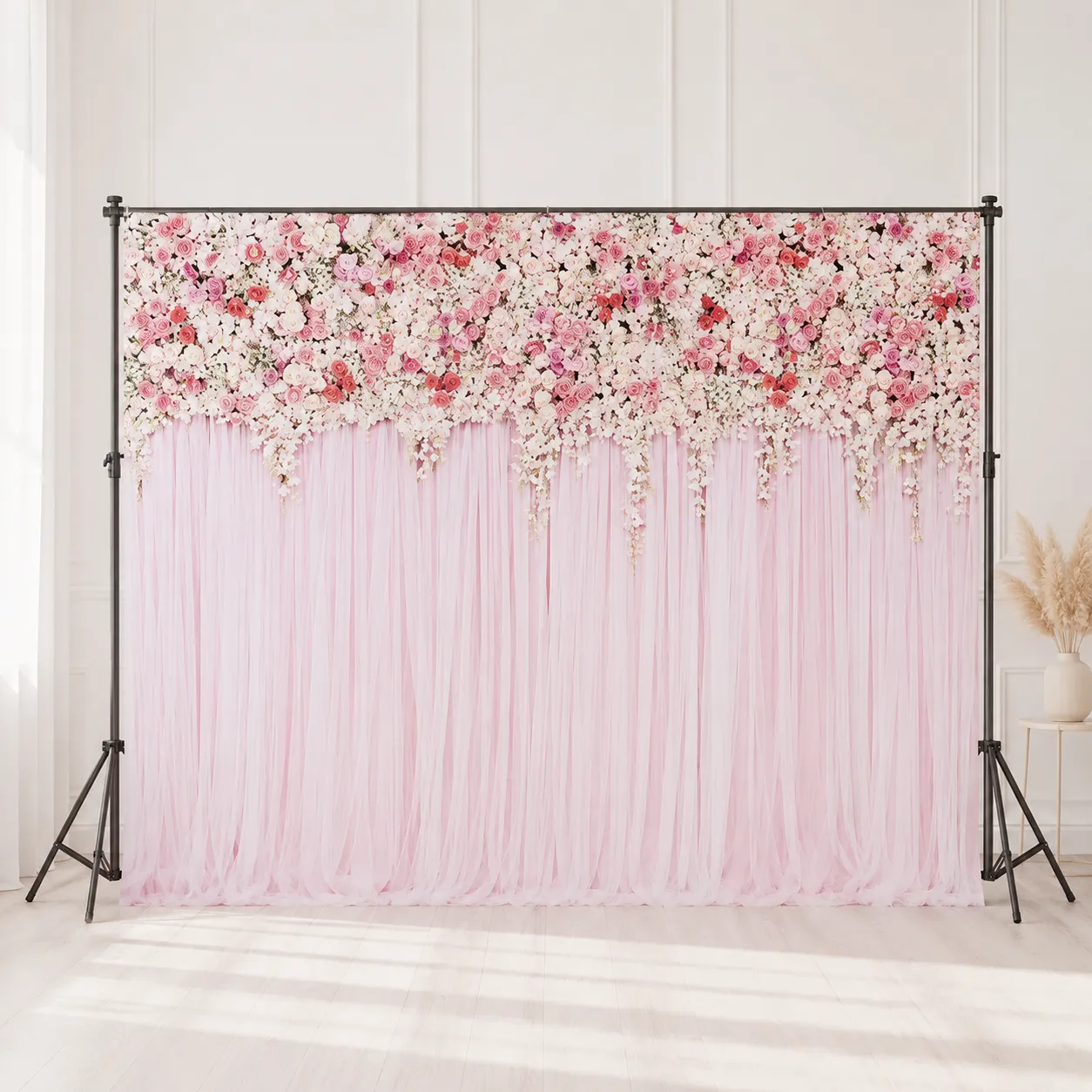 Fotobox-Hintergrund in Festlich und blumig.