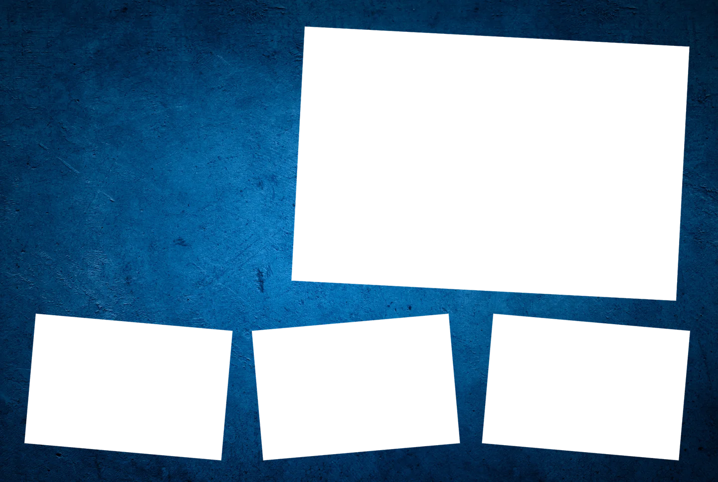 Blau 01 – 4er-Collage
