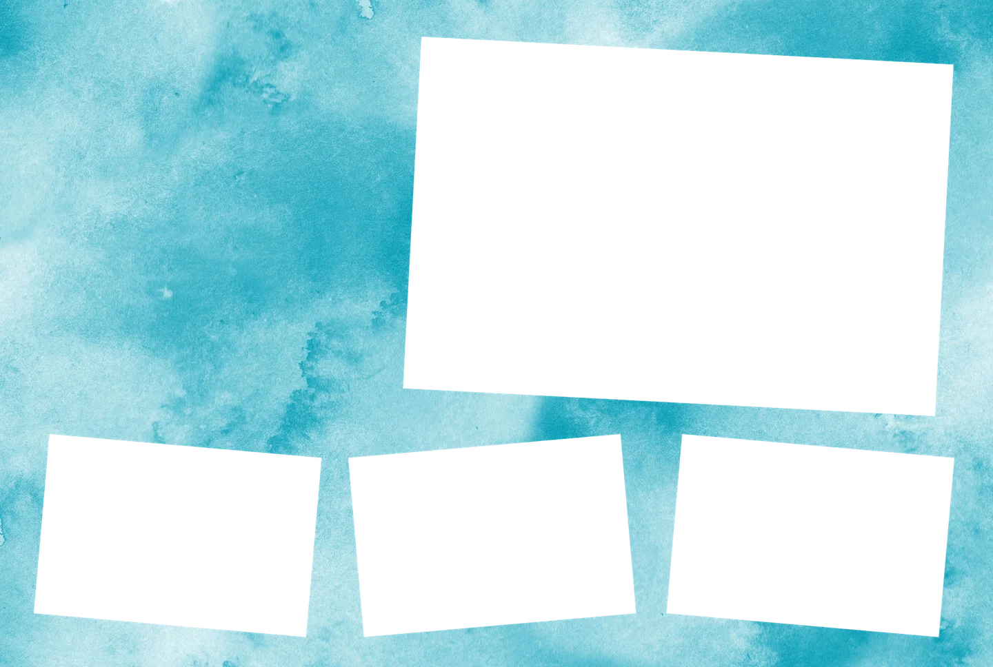 Blau 03 – 4er-Collage