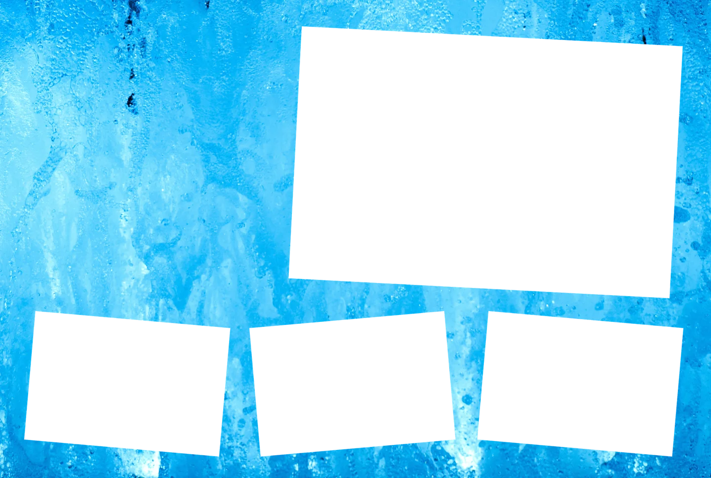 Blau 04 – 4er-Collage