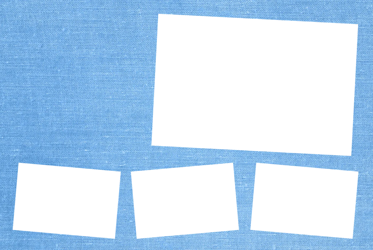 Blau 07 – 4er-Collage