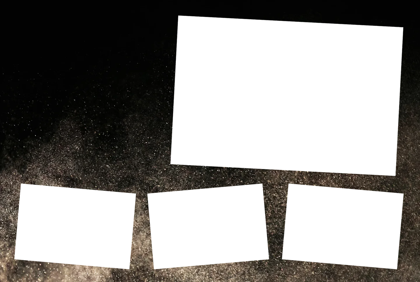 Schwarz 01 – 4er-Collage