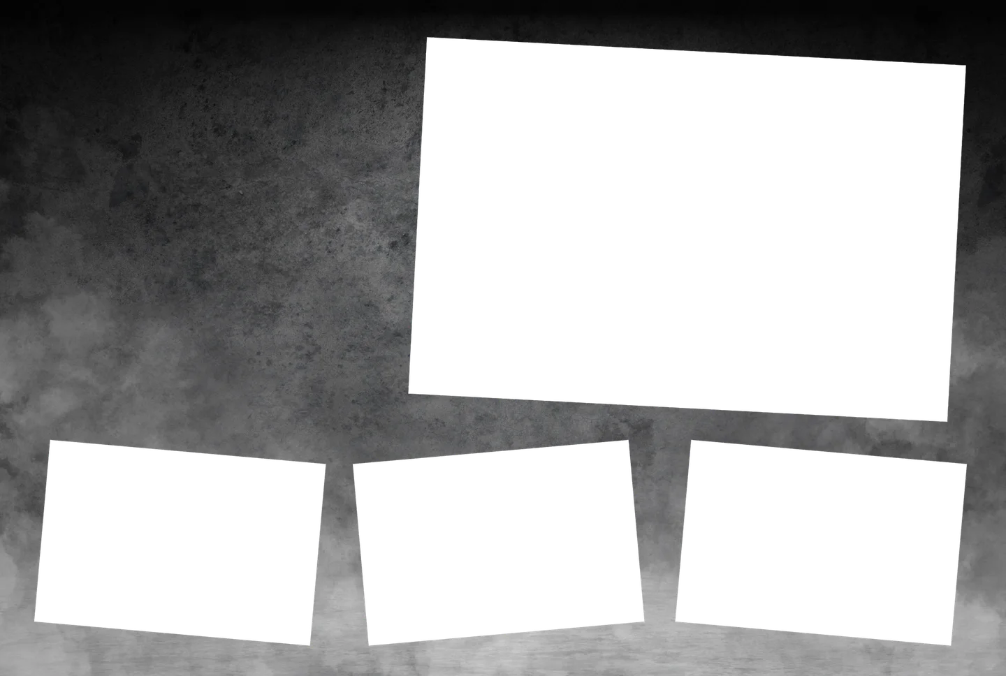 Schwarz 02 – 4er-Collage