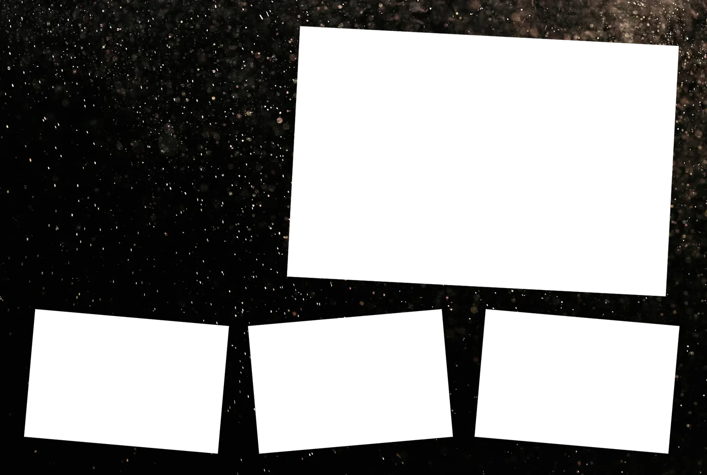 Schwarz 03 – 4er-Collage