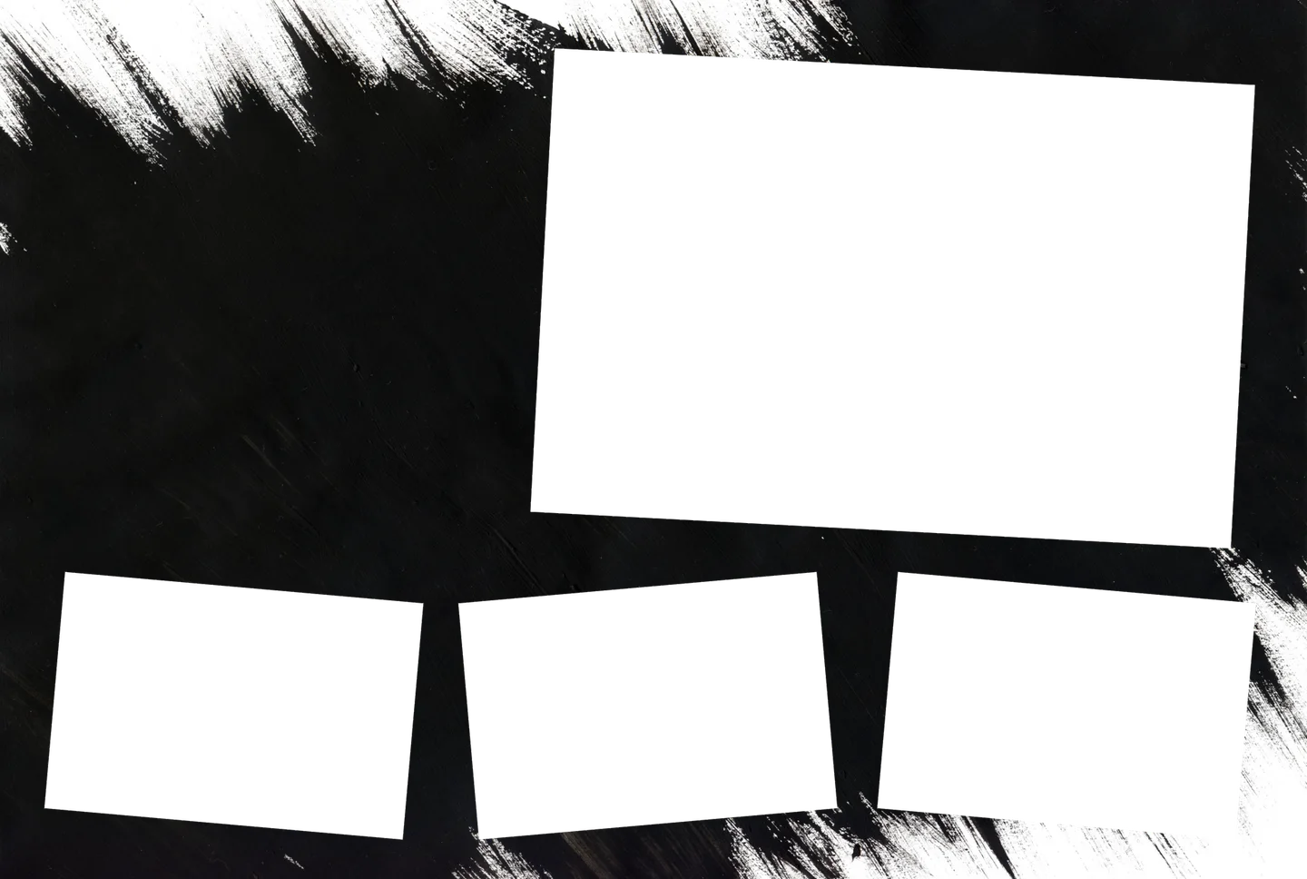 Schwarz 04 – 4er-Collage