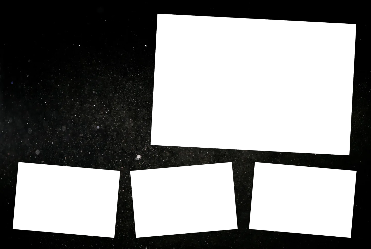 Schwarz 08 – 4er-Collage