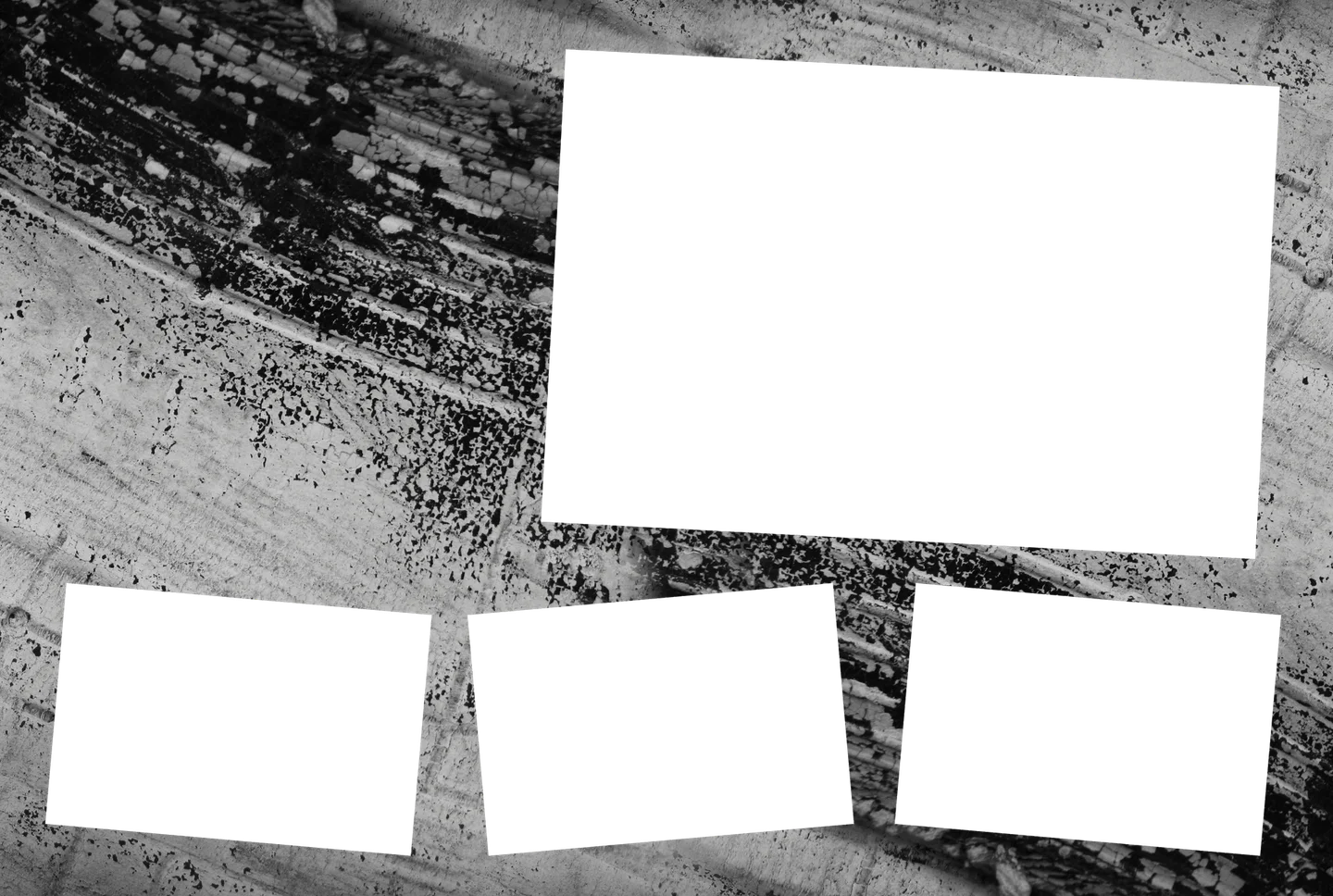 Schwarz 09 – 4er-Collage