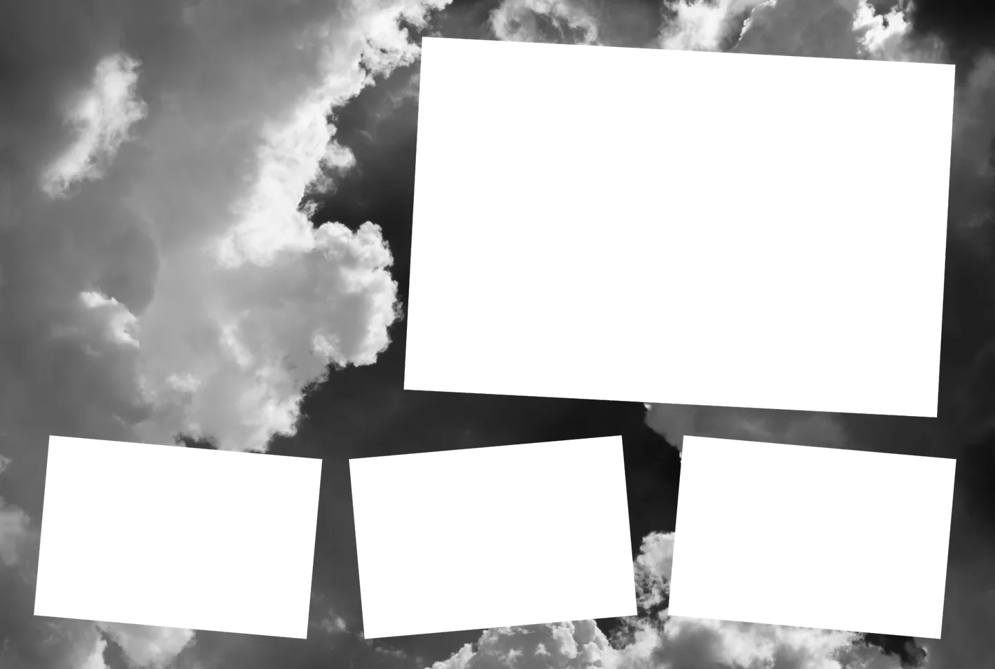 Schwarz 11 – 4er-Collage