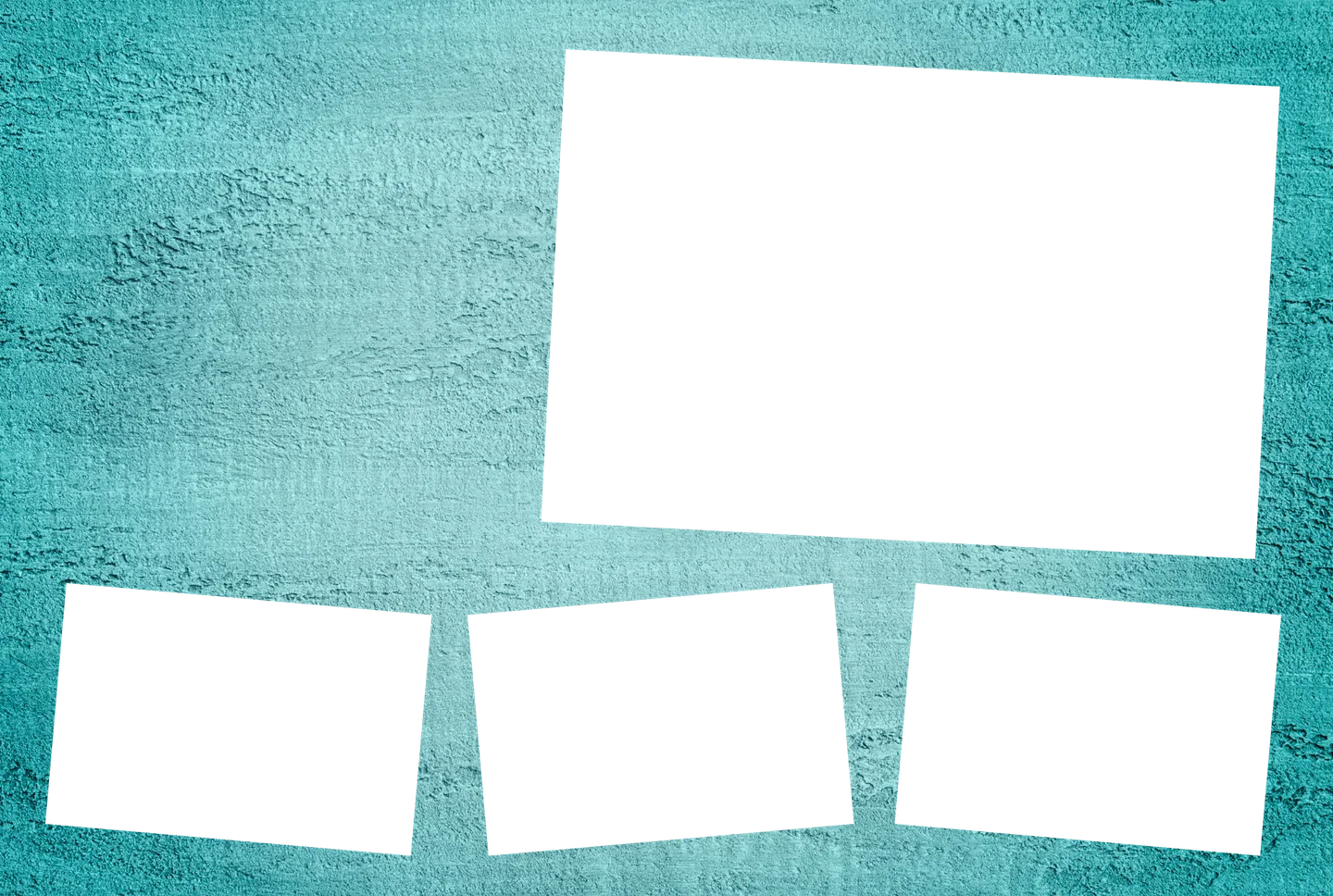 Türkis 01 – 4er-Collage
