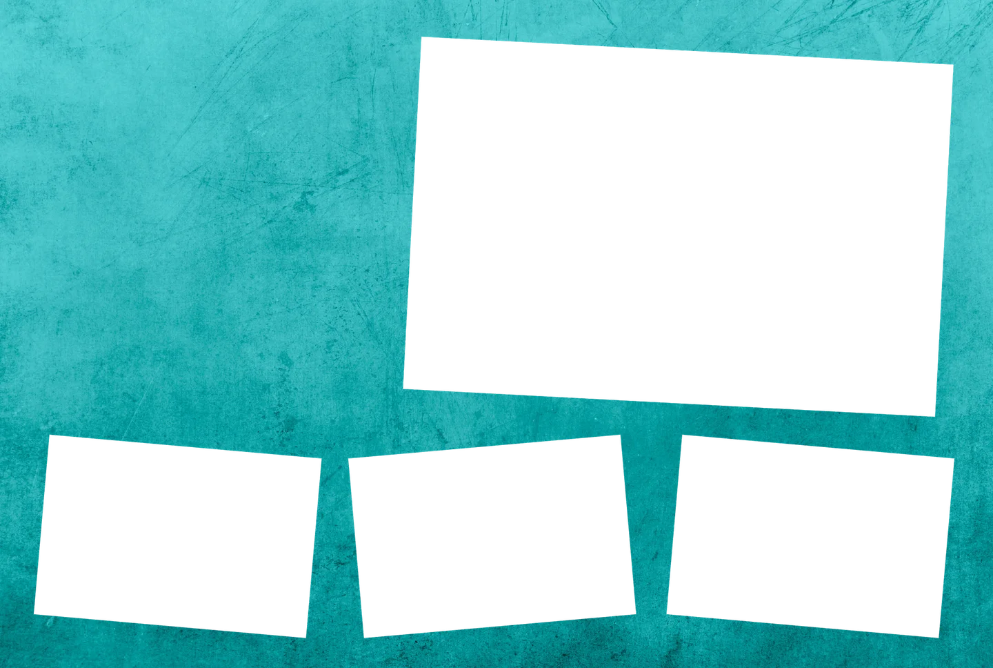 Türkis 04 – 4er-Collage