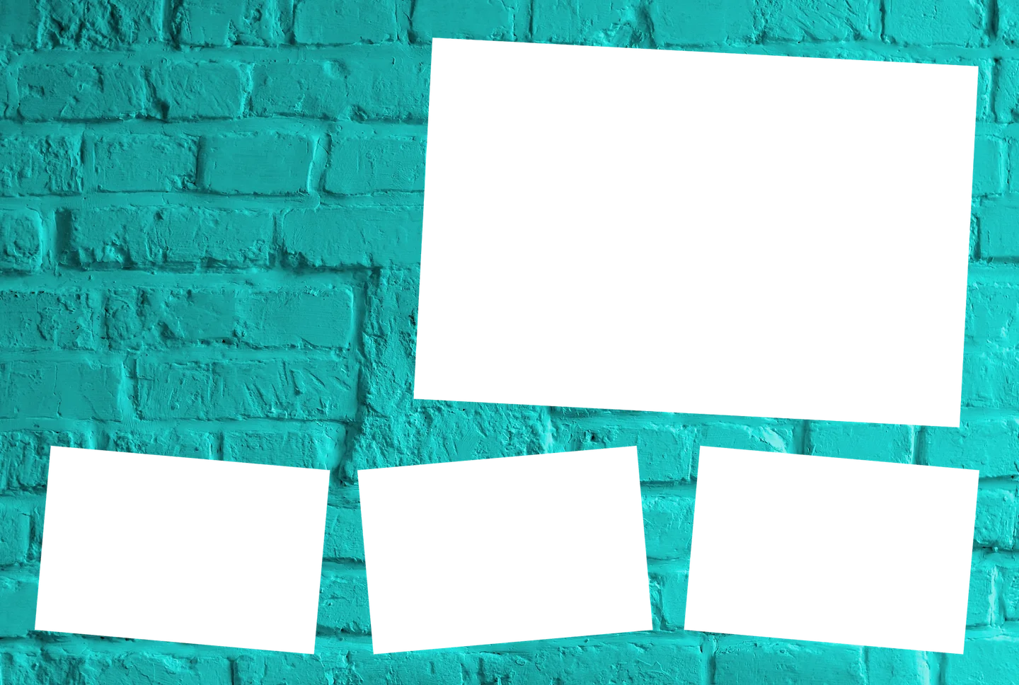 Türkis 05 – 4er-Collage