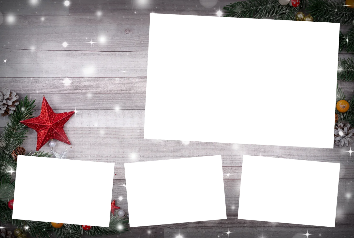 Weihnachten 04 – 4er-Collage