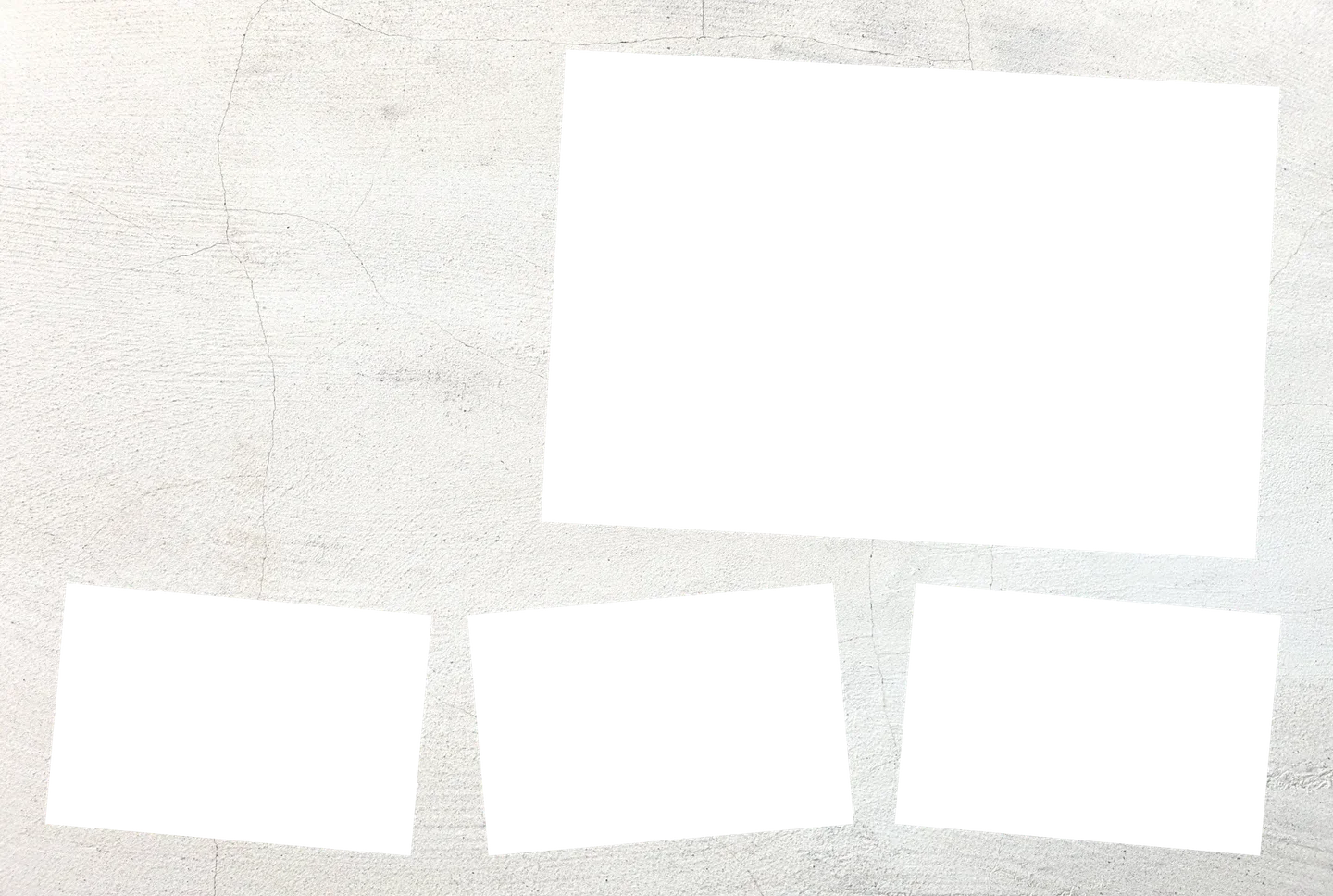 Weiß 02 – 4er-Collage
