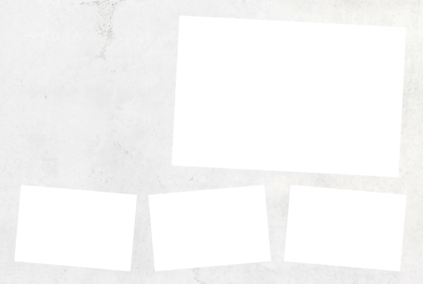 Weiß 04 – 4er-Collage