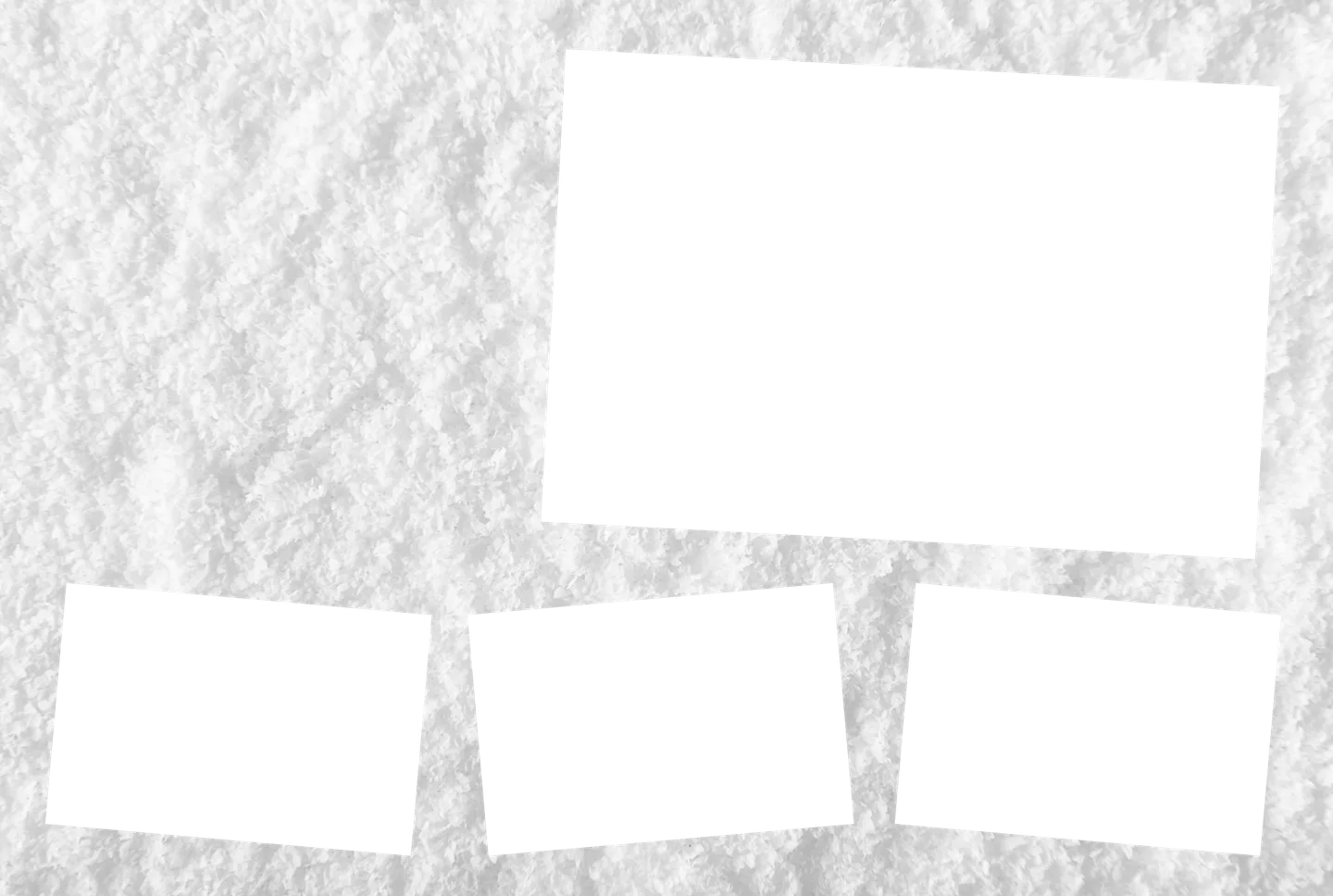 Weiß 05 – 4er-Collage