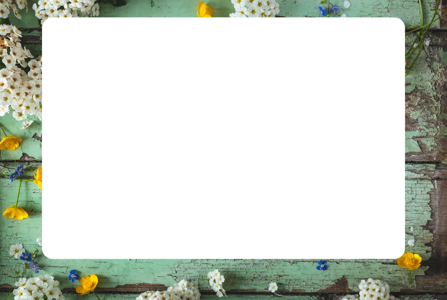 Blumen 02 – Foto mit Rahmen