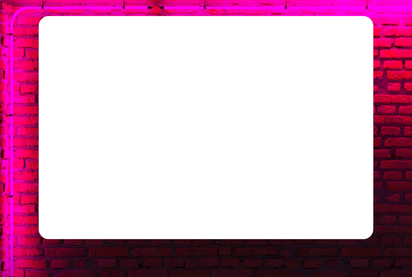 Neon 06 – Foto mit Rahmen